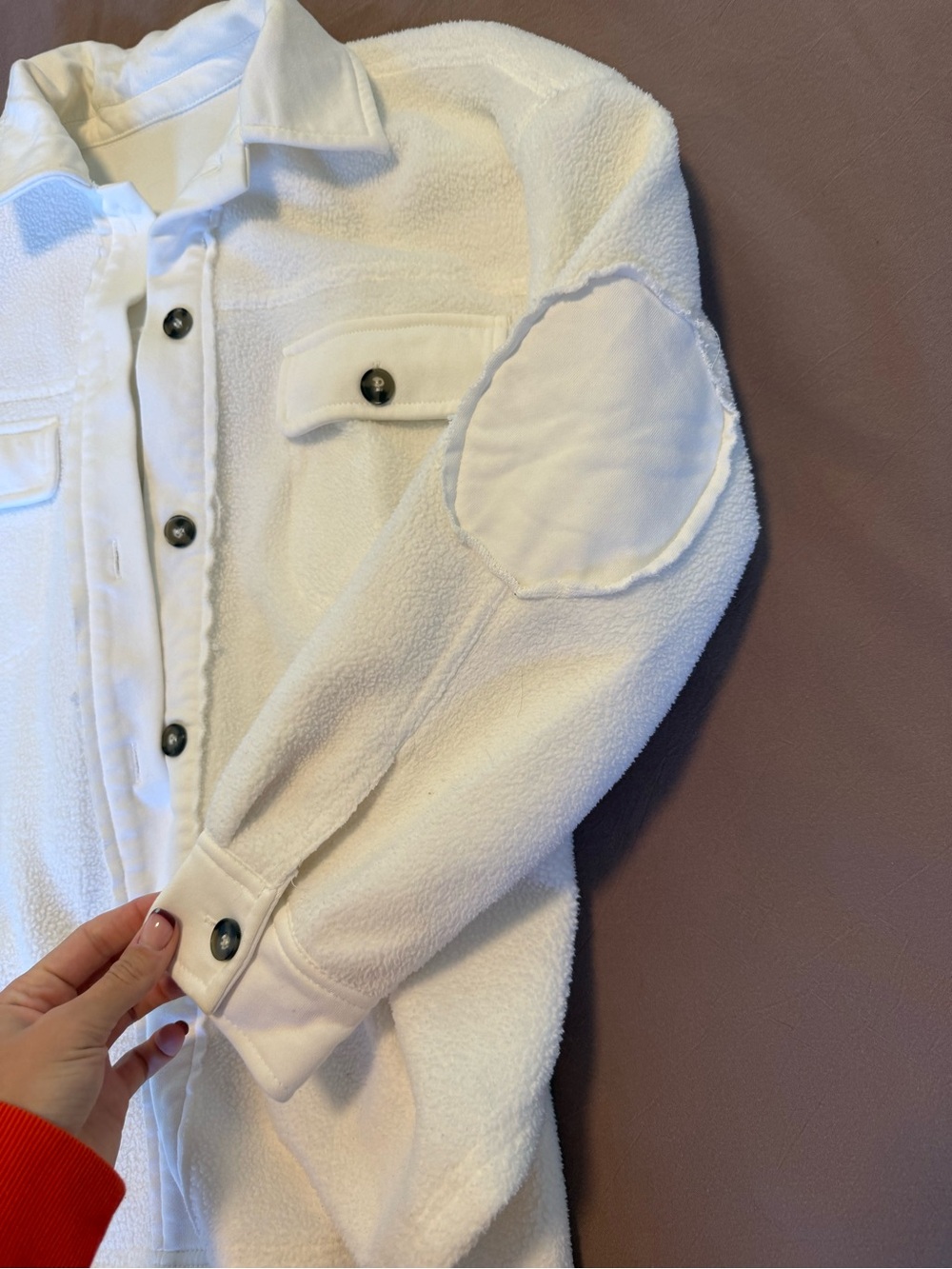 Fleece Button Up Jacket - Picture 2 of 4